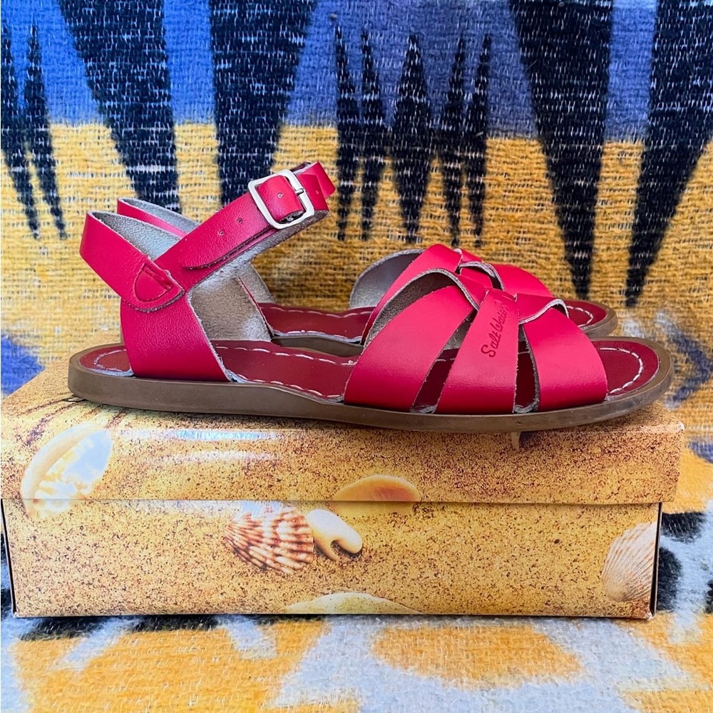 Red Salt Water sandals!